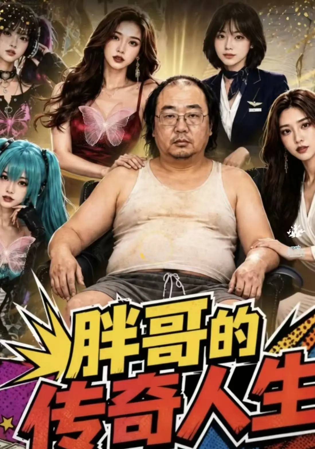 胖哥的传奇人生全集无广告免费在线观看-黄果魔改ai短剧胖哥的传奇人生-夸克迅雷百度云网盘免费下载-200斤胖子逆袭太解气